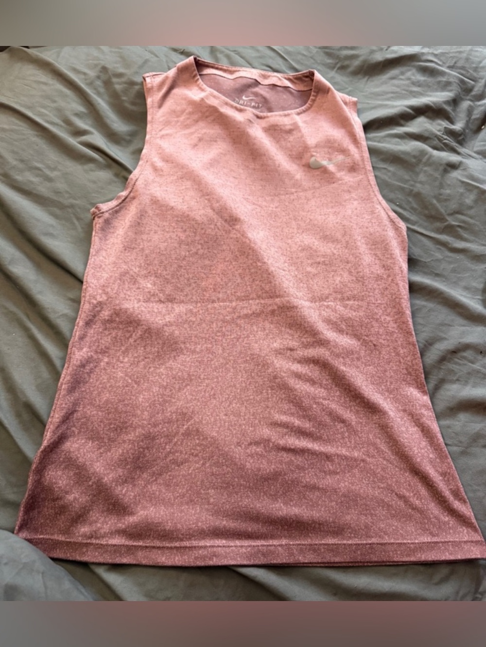 Nike Dri-Fit XS Women’s Mauve Athletic Tank Top Shirt Sleeveless Gym Workout B5